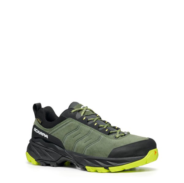Scarpa Rush Trail Gore-Tex Wmn Birch Sunny Lime Pantofi Drumetie Femei
