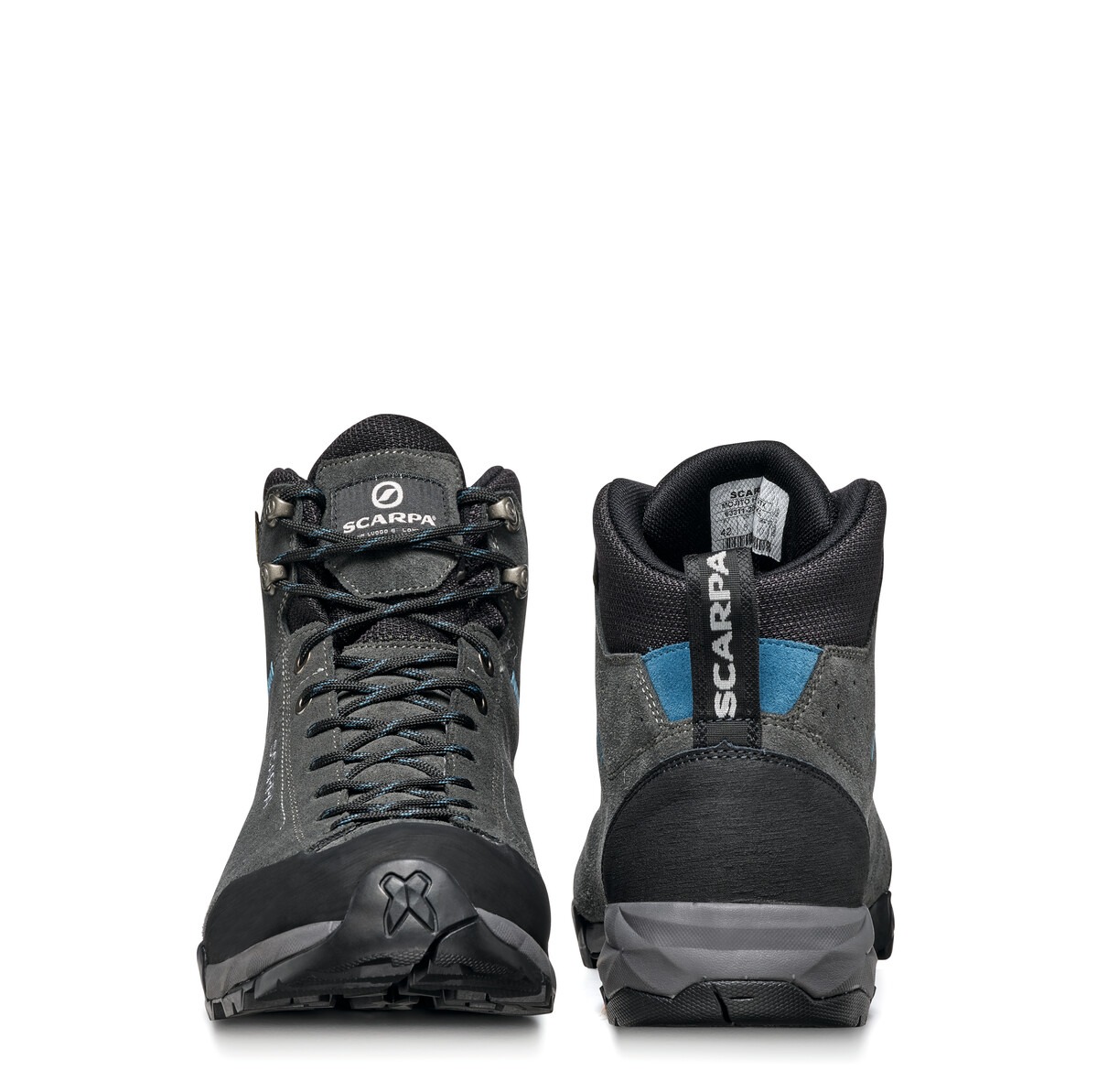 Scarpa Mojito Hike Gore-Tex Shark Lake Blue Ghete Drumetie Barbati - imagine 5