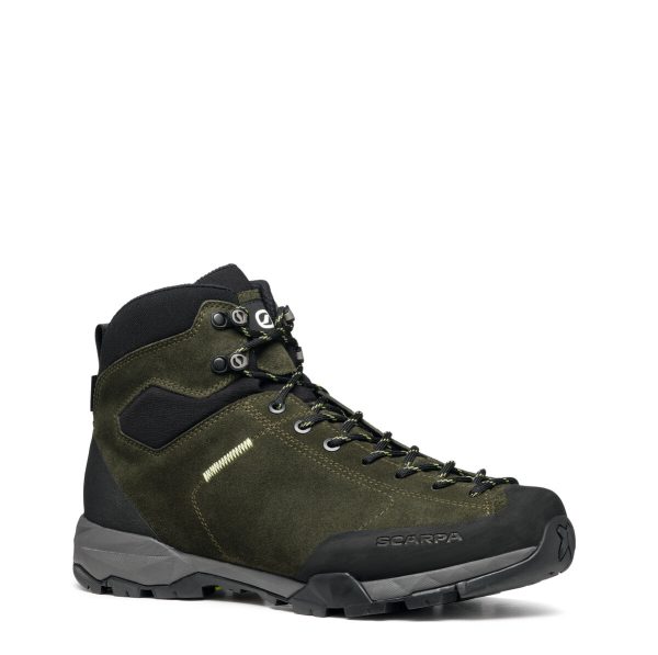 Scarpa Mojito Hike Gore-Tex Wide Thyme Green Lime Ghete Drumetie Femei