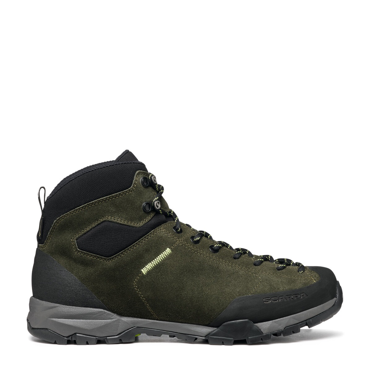 Scarpa Mojito Hike Gore-Tex Wide Thyme Green Lime Ghete Drumetie Barbati - imagine 3
