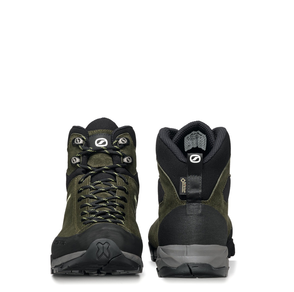 Scarpa Mojito Hike Gore-Tex Wide Thyme Green Lime Ghete Drumetie Barbati - imagine 4