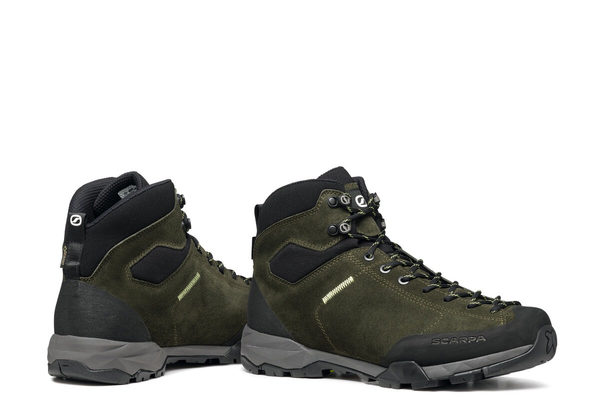 Scarpa Mojito Hike Gore-Tex Wide Thyme Green Lime Ghete Drumetie Barbati - imagine 7