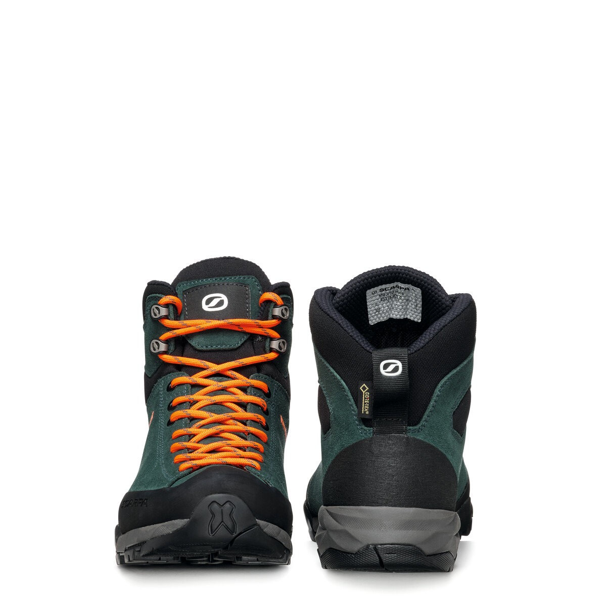 Scarpa Mojito Hike Gore-Tex Wmn Botanic Green Orange Pop Ghete Drumetie Femei - imagine 5