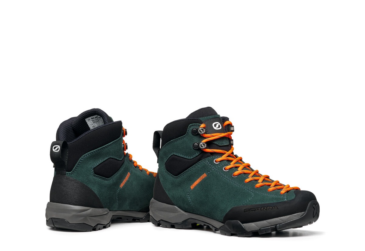 Scarpa Mojito Hike Gore-Tex Wmn Botanic Green Orange Pop Ghete Drumetie Femei - imagine 7