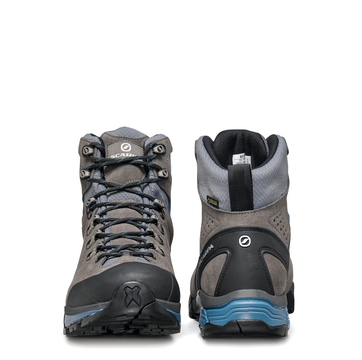 Scarpa ZG Trek Gore-Tex Titanium Lake Blue Bocanci Drumetie Barbati - imagine 4