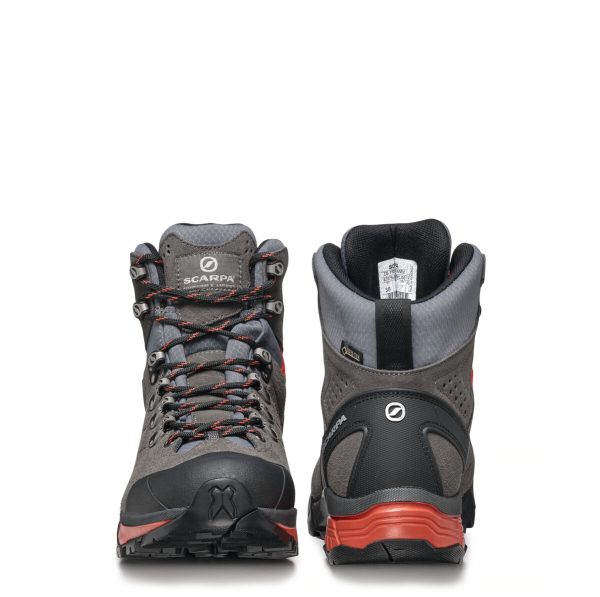 Scarpa ZG Trek Gore-Tex Wmn Titanium-Red Ibiscus Bocanci Drumetie Femei - imagine 4