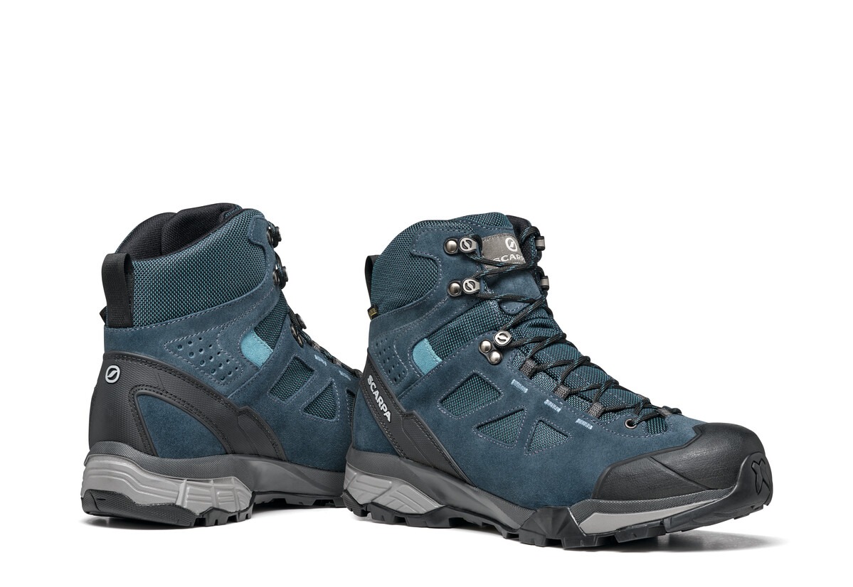 Scarpa ZG Lite Gore-Tex Wide Oktane Lake Blue Bocanci Drumetie Barbati - imagine 8