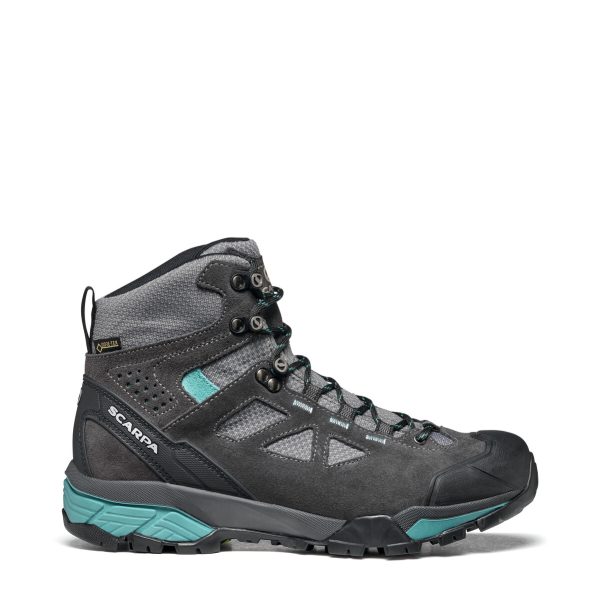 Scarpa ZG Lite Gore-Tex Wmn Dark Gray Lagoon Bocanci Drumetie Femei - imagine 2