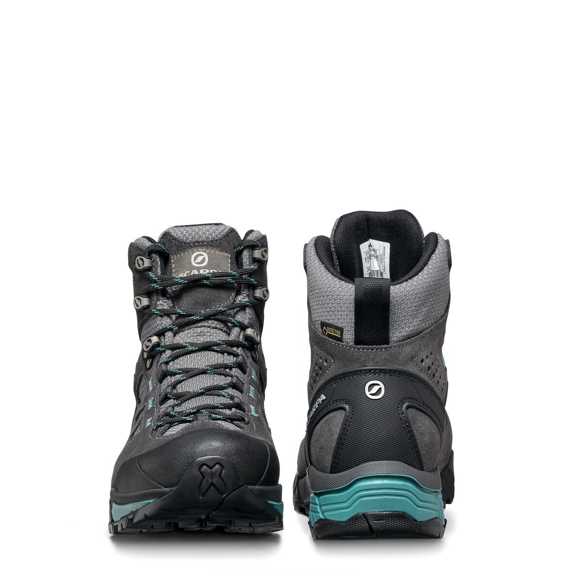 Scarpa ZG Lite Gore-Tex Wmn Dark Gray Lagoon Bocanci Drumetie Femei - imagine 4