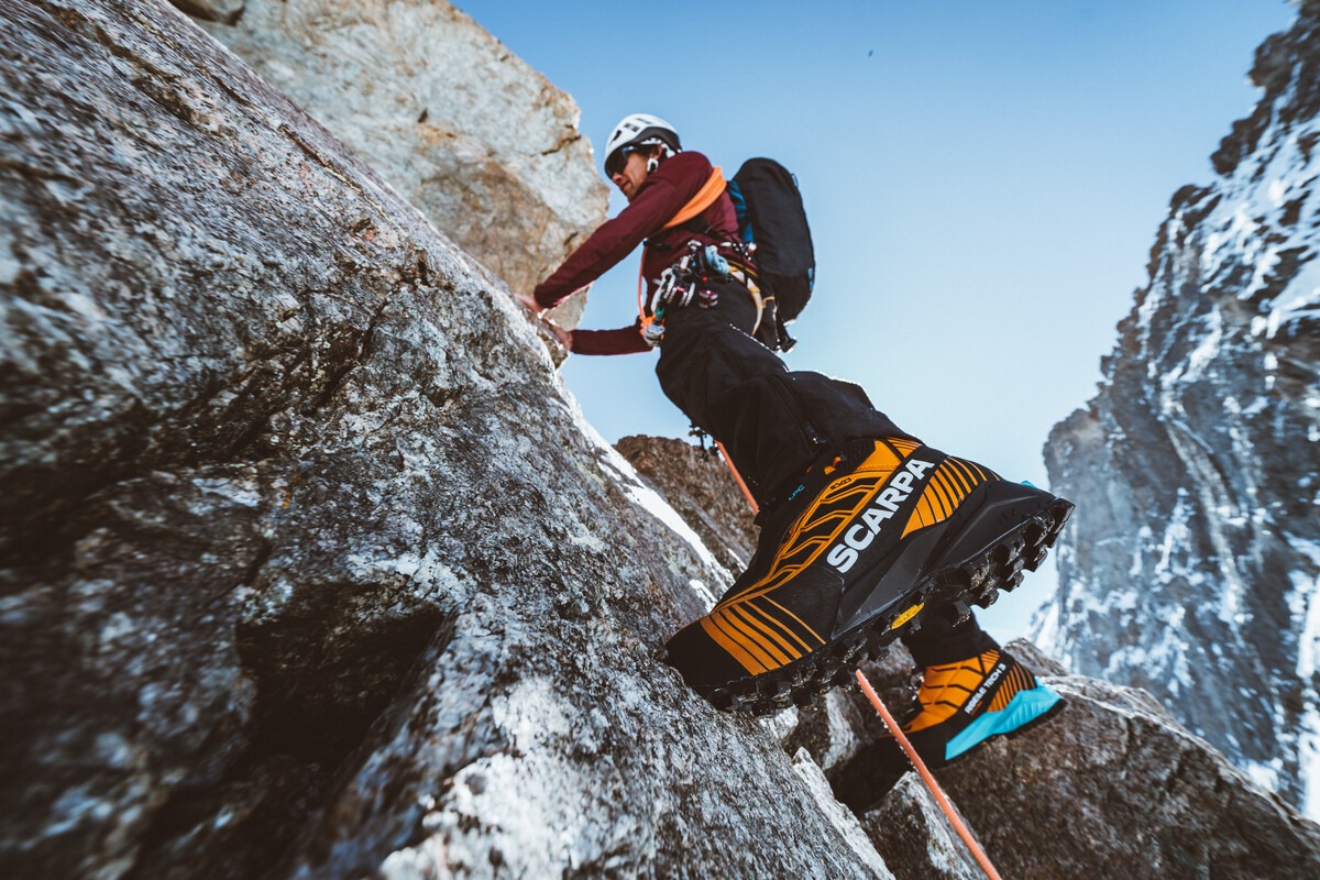 Scarpa Ribelle Tech 3 Hd Black Bright Orange Bocanci Alpinism Barbati - imagine 7