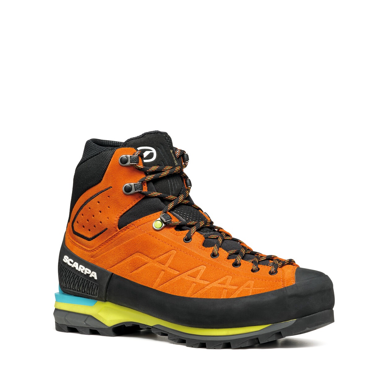 Scarpa Zodiac Tech Gore-Tex Tonic Orange Black Bocanci Alpinism Barbati