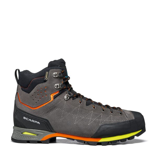 Scarpa Zodiac Plus Gore-Tex Shark Orange Bocanci Drumetie Barbati - imagine 2