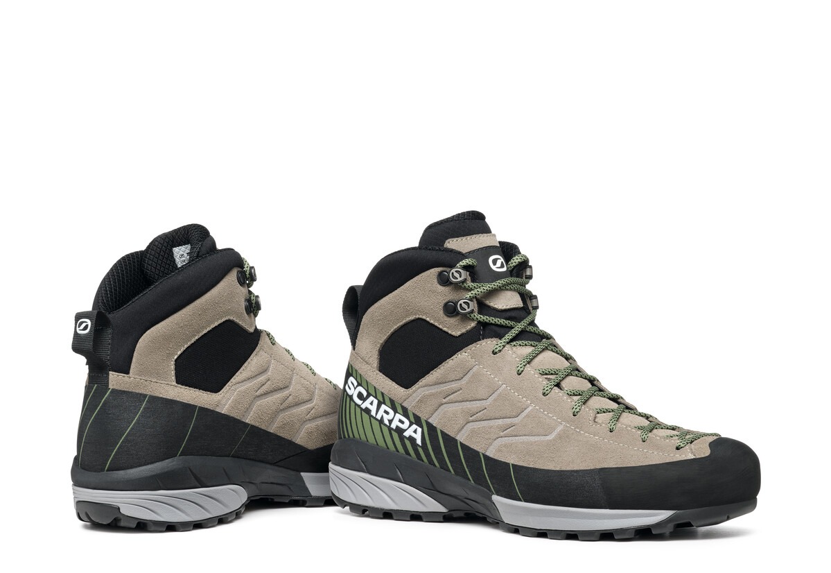 Scarpa Mescalito Mid Gore-Tex Taupe Forest Ghete Approach Barbati - imagine 8