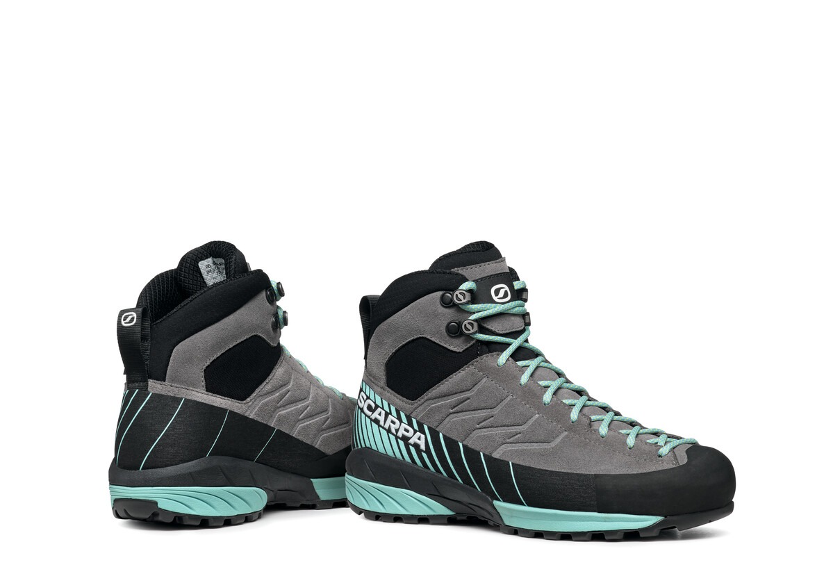 Scarpa Mescalito Mid Gore-Tex Wmn Midgray Light Green Ghete Approach Femei - imagine 7