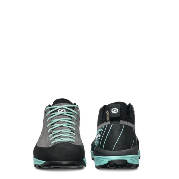 Scarpa Mescalito Gore-Tex Wmn Midgray Aqua Panfofi Approach Femei - imagine 5