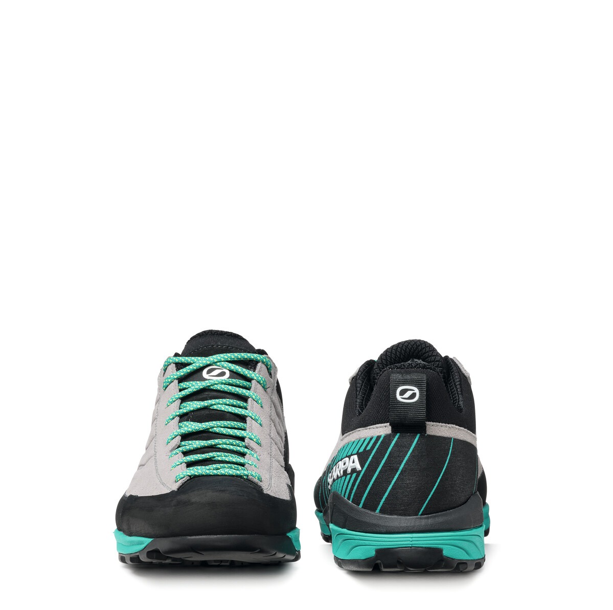 Scarpa Mescalito Wmn Gray Tropical Green Pantofi Approach Femei - imagine 5