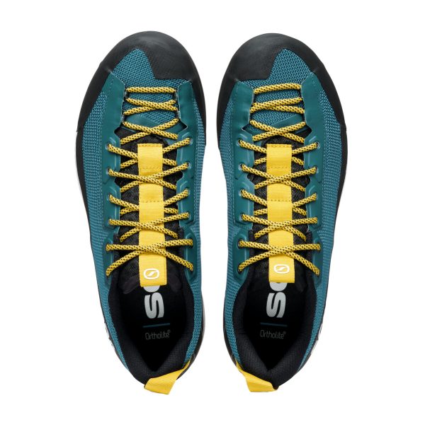 Scarpa Gecko Lt Petrol Mustard Pantofi Approach Barbati - imagine 5