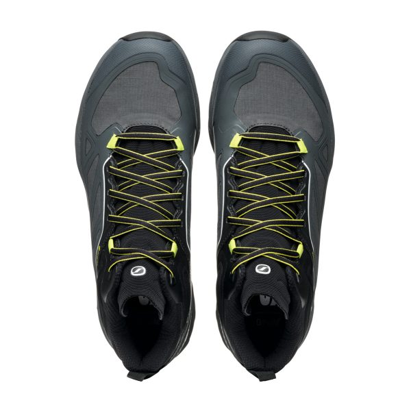Scarpa Rapid Mid Gore-Tex Anthracite Acid Lime Ghete Approach Barbati - imagine 6