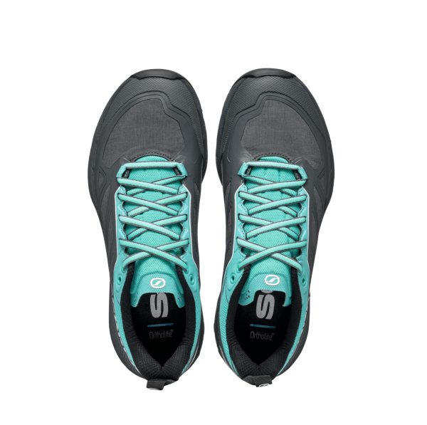 Scarpa Rapid Gore-Tex Wmn Anthracite Turquoise Pantofi Approach Femei - imagine 6