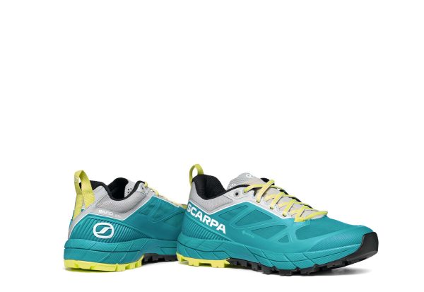 Scarpa Rapid Gore-Tex Wmn Blue Bay Sunny Lime Pantofi Approach Femei - imagine 8