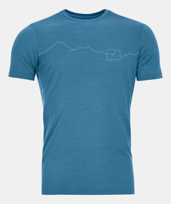 Ortovox 150 Cool Mountain Blue Tricou Merino Multisport Barbati