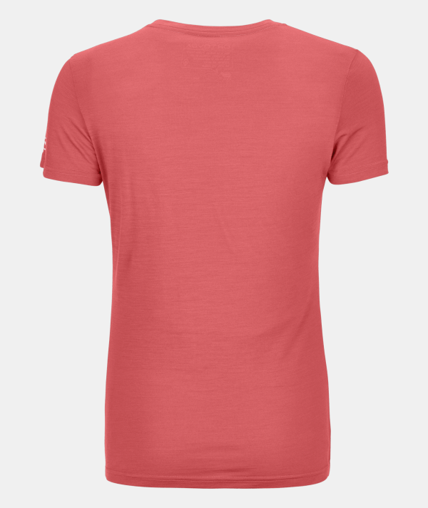 Ortovox 150 Cool MTN Protector Wild Rose Tricou Merino Multisport Femei - imagine 2