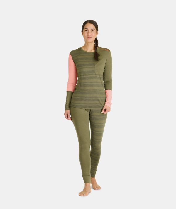 Ortovox 185 Rock'n'Wool Coral Bluza de Corp Merino Multisport Femei - imagine 2