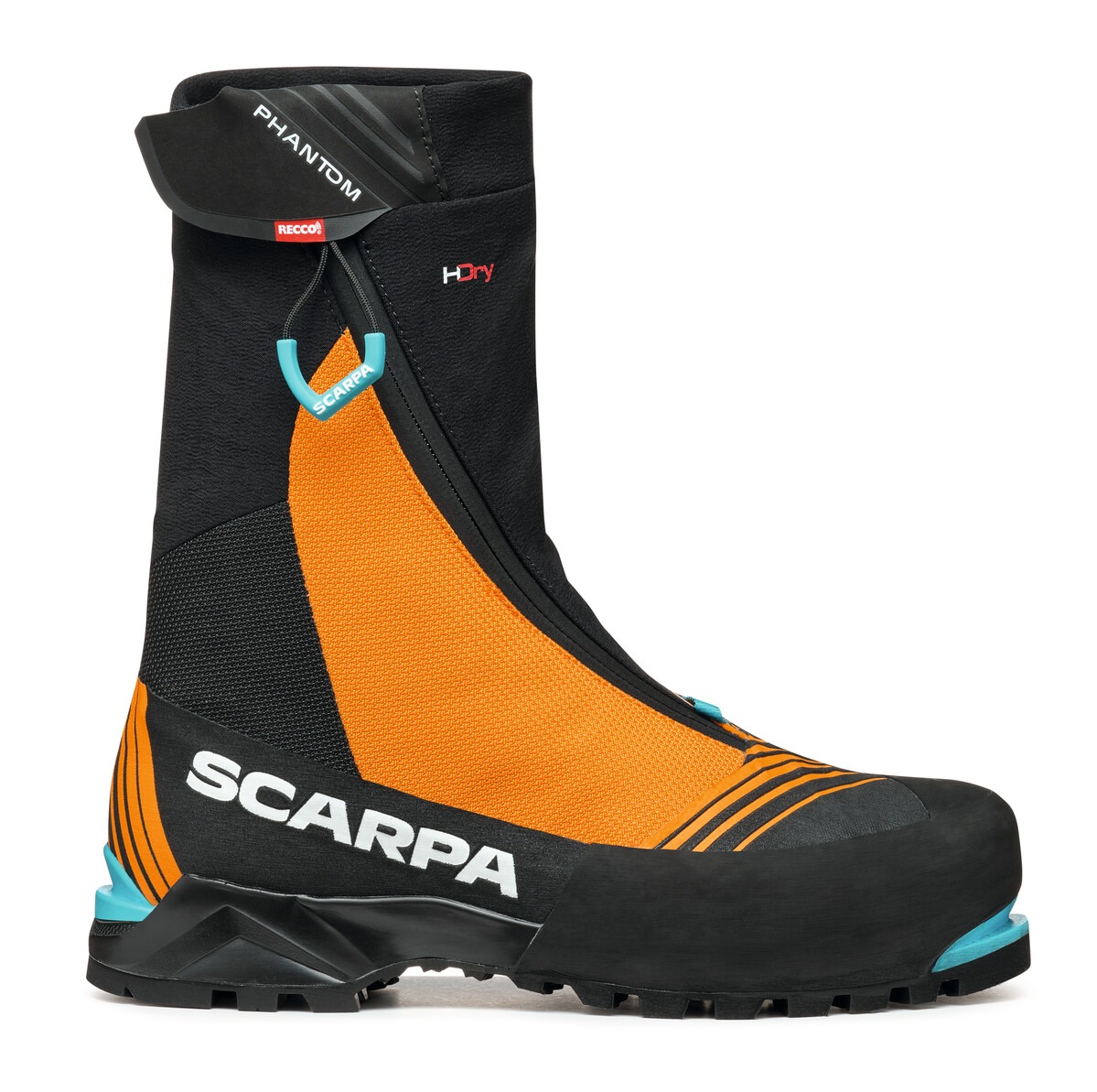 Scarpa Phantom Tech Hd Black Bright Orange Bocanci Alpinism Barbati - imagine 4