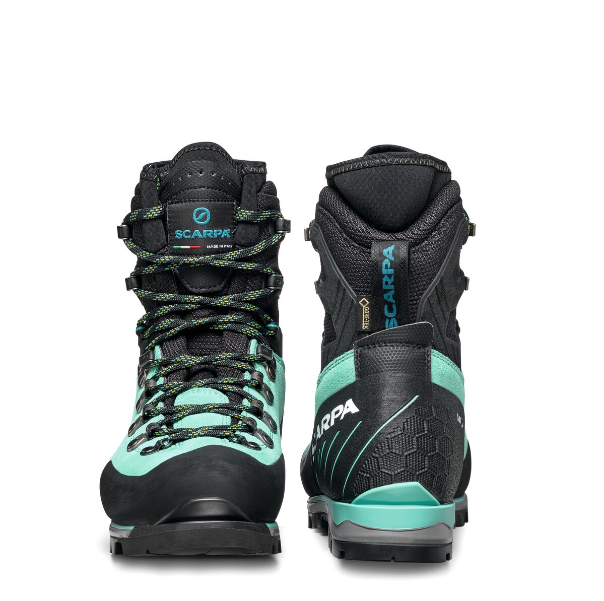 Scarpa Mont Blanc Pro Gore-Tex Wmn Green Blue Bocanci Alpinism Femei - imagine 5