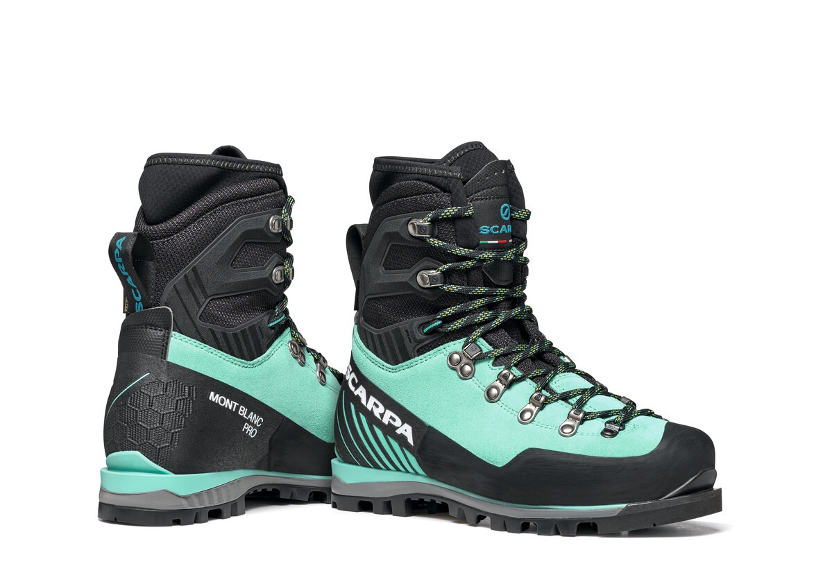 Scarpa Mont Blanc Pro Gore-Tex Wmn Green Blue Bocanci Alpinism Femei - imagine 7