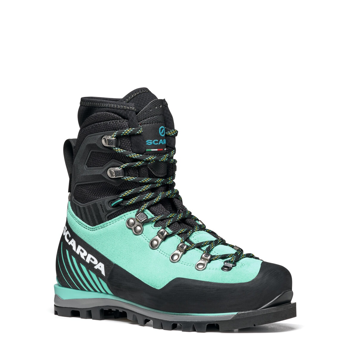 Scarpa Mont Blanc Pro Gore-Tex Wmn Green Blue Bocanci Alpinism Femei