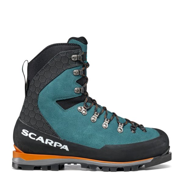 Scarpa Mont Blanc Gore-Tex Lake Blue Bocanci Alpinism Barbati - imagine 2