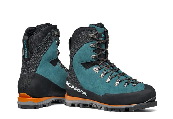 Scarpa Mont Blanc Gore-Tex Lake Blue Bocanci Alpinism Barbati - imagine 7
