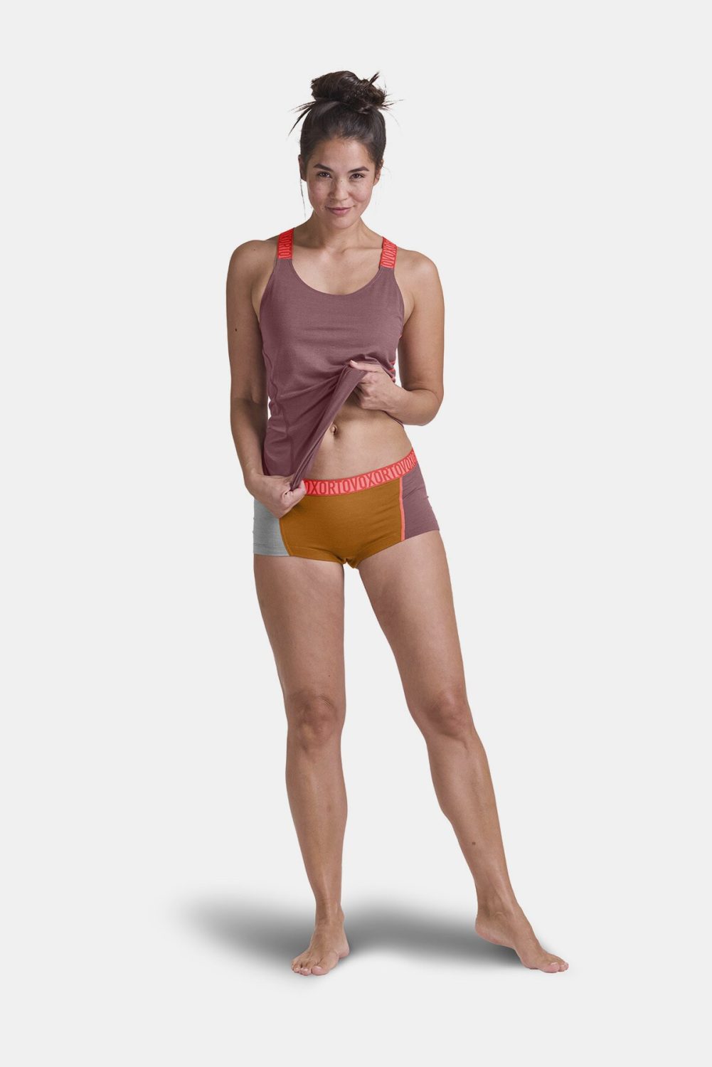 Ortovox 150 Essential Dark Grey Blend Boxeri Merino Multisport Femei - imagine 3