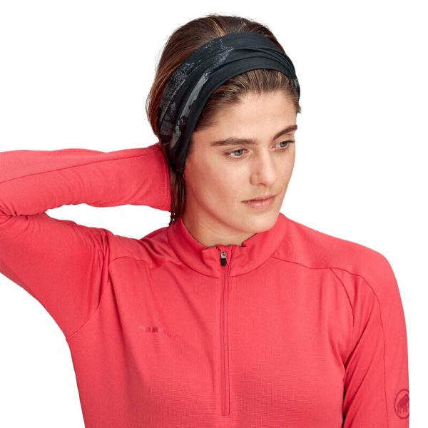 Mammut Neckgaiter Black Phantom Neck Tube Unisex - imagine 5