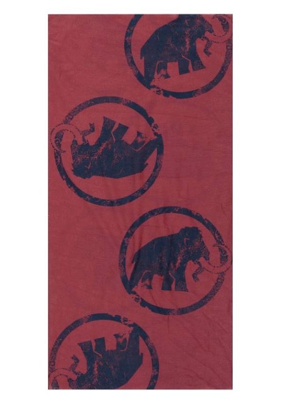Mammut Neckgaiter Blood Red-Marine Neck Tube Unisex