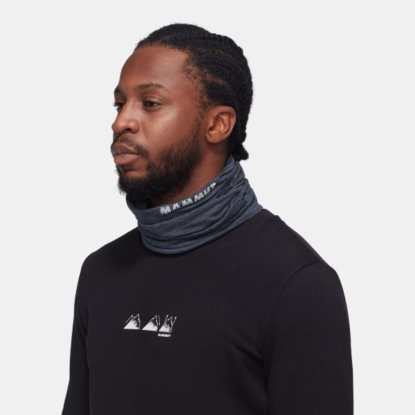 Mammut Tree Wool Marine Melange Neck Tube Unisex - imagine 2