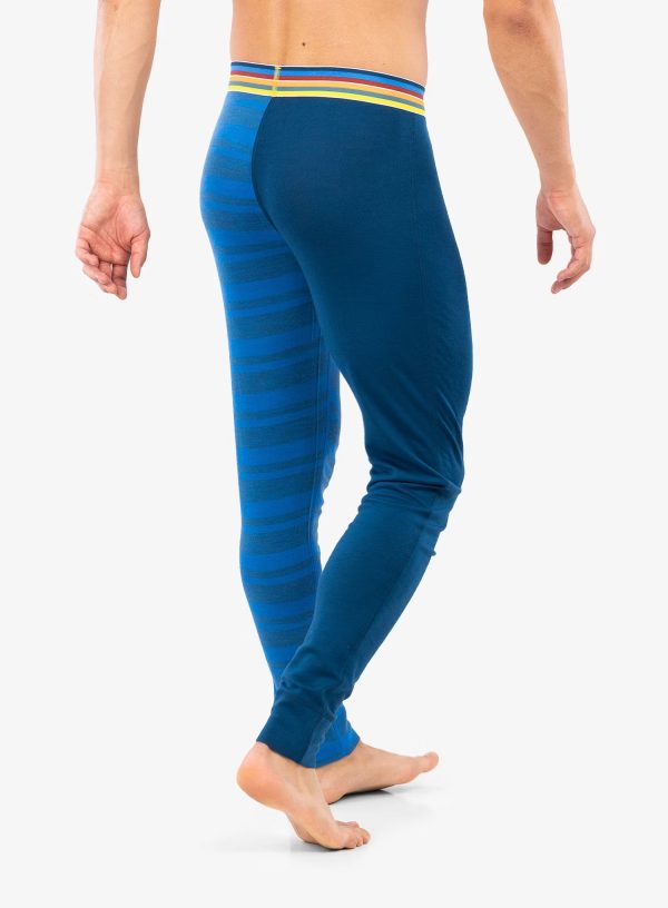 Ortovox 185 Rock'n'Wool Just Blue Pantaloni de Corp Merino Multisport Barbati - imagine 2
