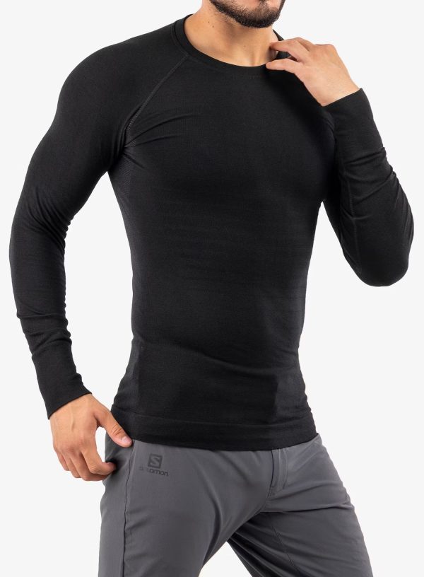 Ortovox 230 Competition Black Raven Bluza de Corp Merino Multisport Barbati - imagine 2