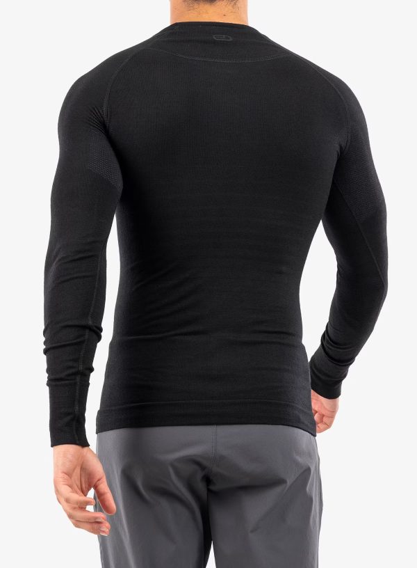 Ortovox 230 Competition Black Raven Bluza de Corp Merino Multisport Barbati - imagine 4