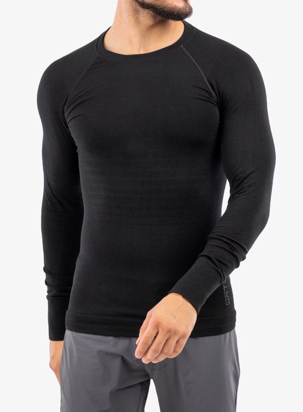Ortovox 230 Competition Black Raven Bluza de Corp Merino Multisport Barbati