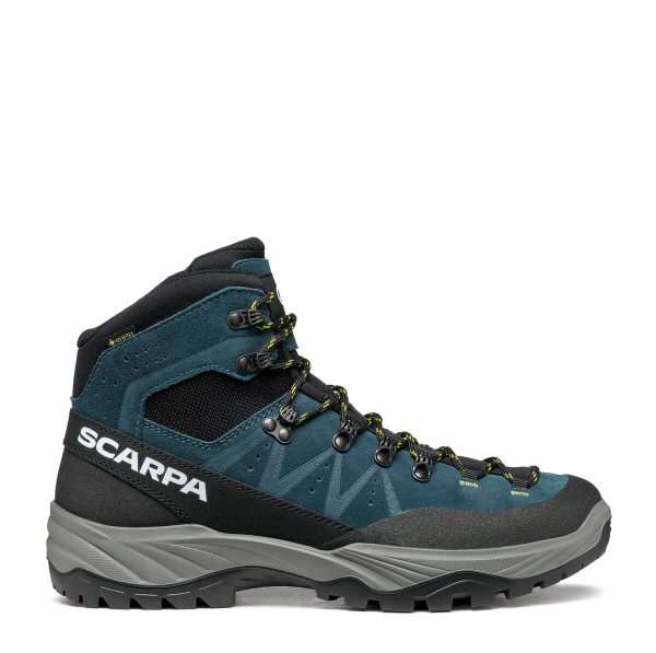 Scarpa Boreas Gore-Tex Petrol Lime Ghete Drumetie Barbati - imagine 2