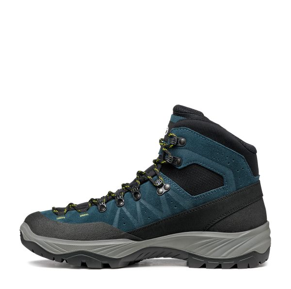 Scarpa Boreas Gore-Tex Petrol Lime Ghete Drumetie Barbati - imagine 3