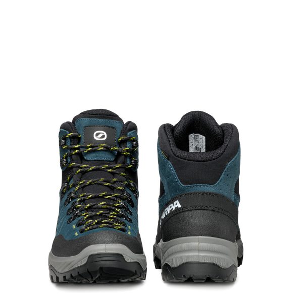 Scarpa Boreas Gore-Tex Petrol Lime Ghete Drumetie Barbati - imagine 4
