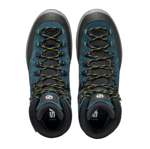 Scarpa Boreas Gore-Tex Petrol Lime Ghete Drumetie Barbati - imagine 5