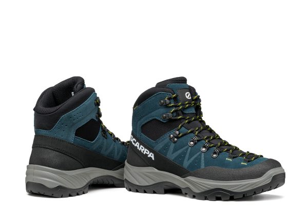 Scarpa Boreas Gore-Tex Petrol Lime Ghete Drumetie Barbati - imagine 6