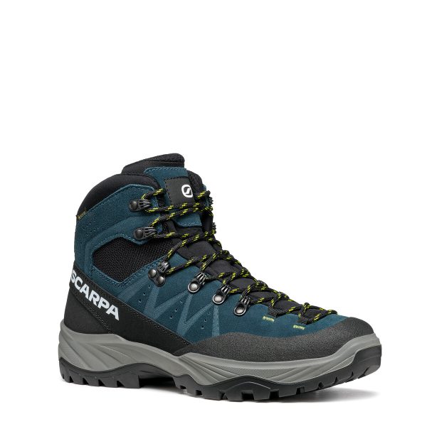 Scarpa Boreas Gore-Tex Petrol Lime Ghete Drumetie Barbati