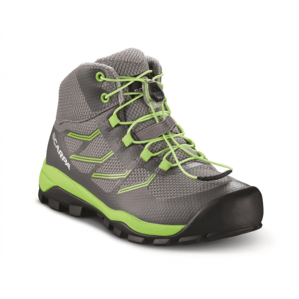 Scarpa Neutron Mid Kid Mid Grey Lime 34 Ghete Drumetie Copii