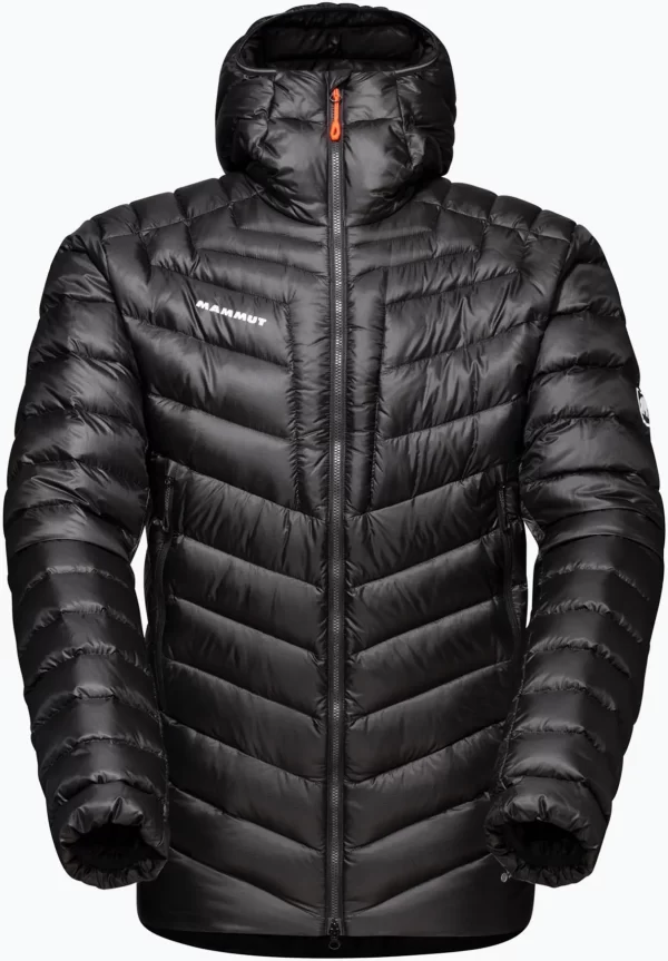 Mammut Broad Peak In Hooded Black White Geaca Puf Alpinism Barbati - imagine 4