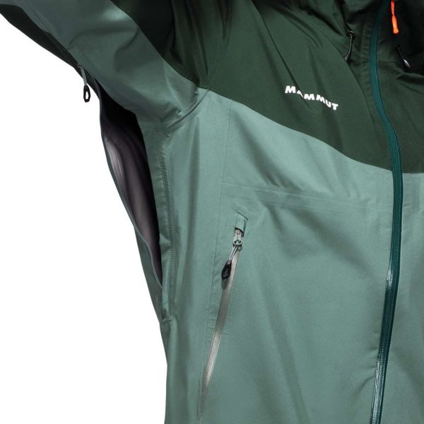Mammut Convey Tour HS Hooded Dark Jade Geaca Drumetie Barbati - imagine 6
